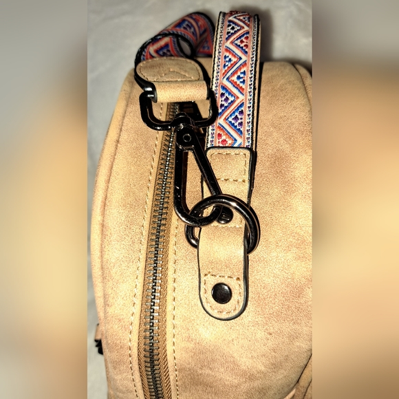 IMITATION SUEDE BACKPACK PURSE - Picture 6 of 14